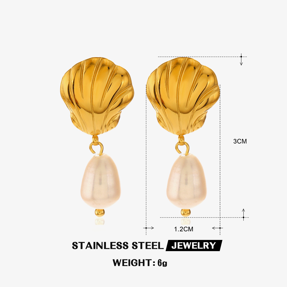 Stainless Steel Starfish Earrings