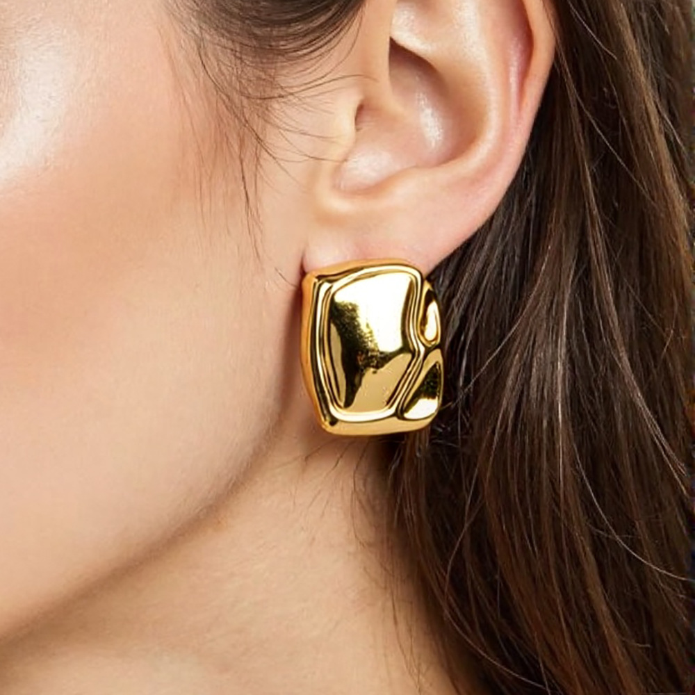 Hammer Geometric Earrings