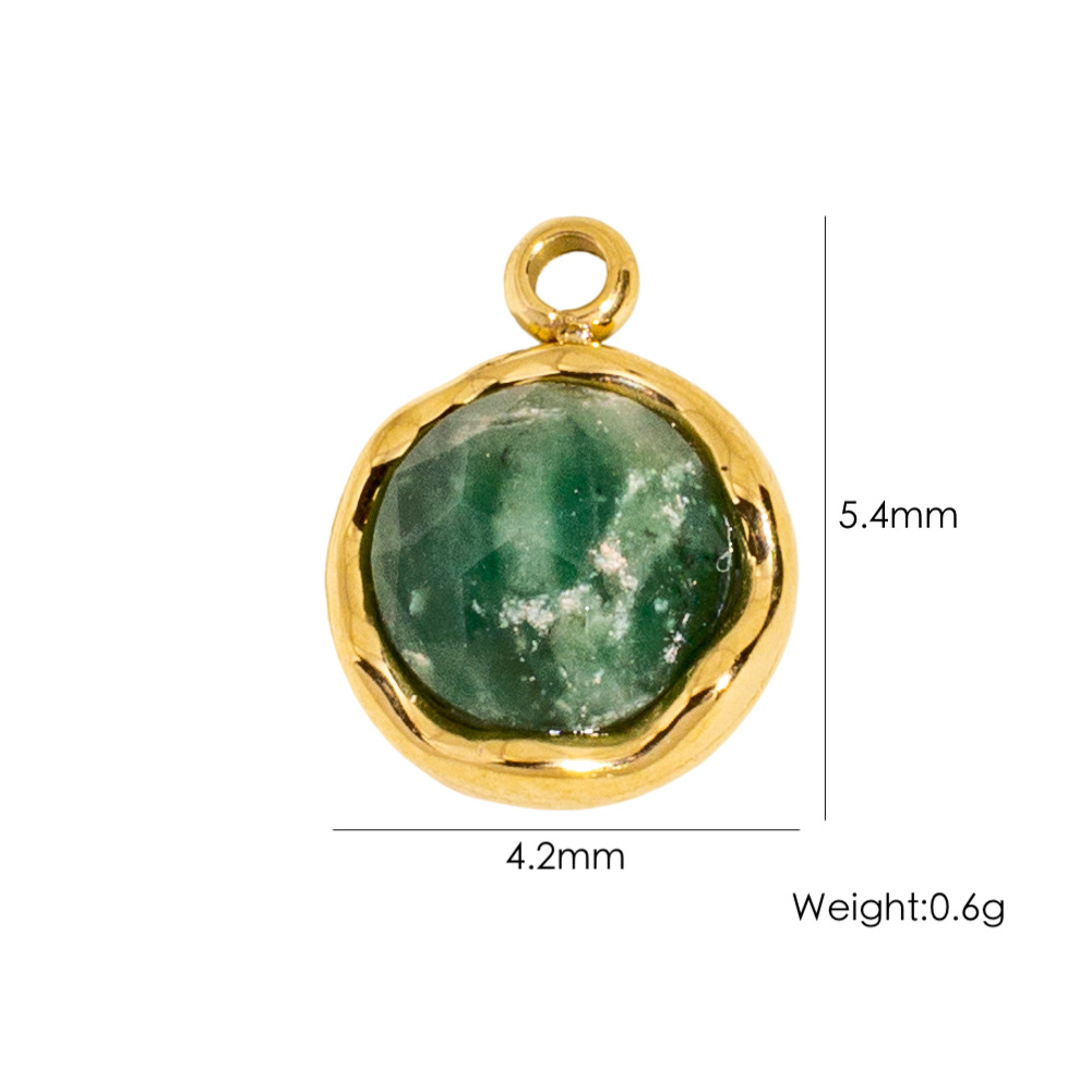 DIY Christmas Tree Flower Moon Malachite Charms