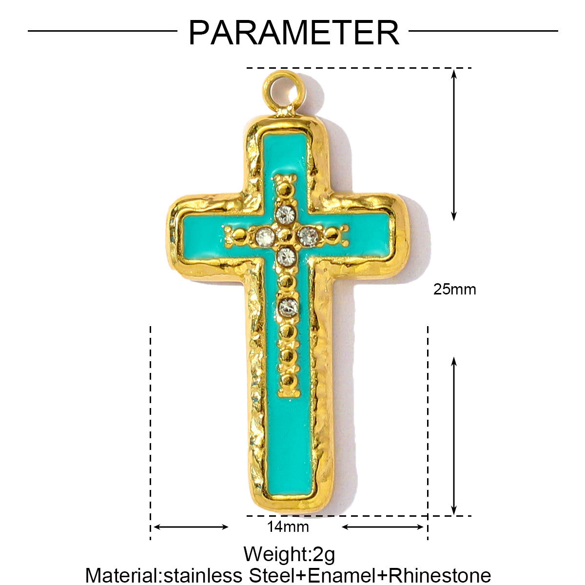 Four-leaf Clover Lotus Love Wings Stainless Steel Charms