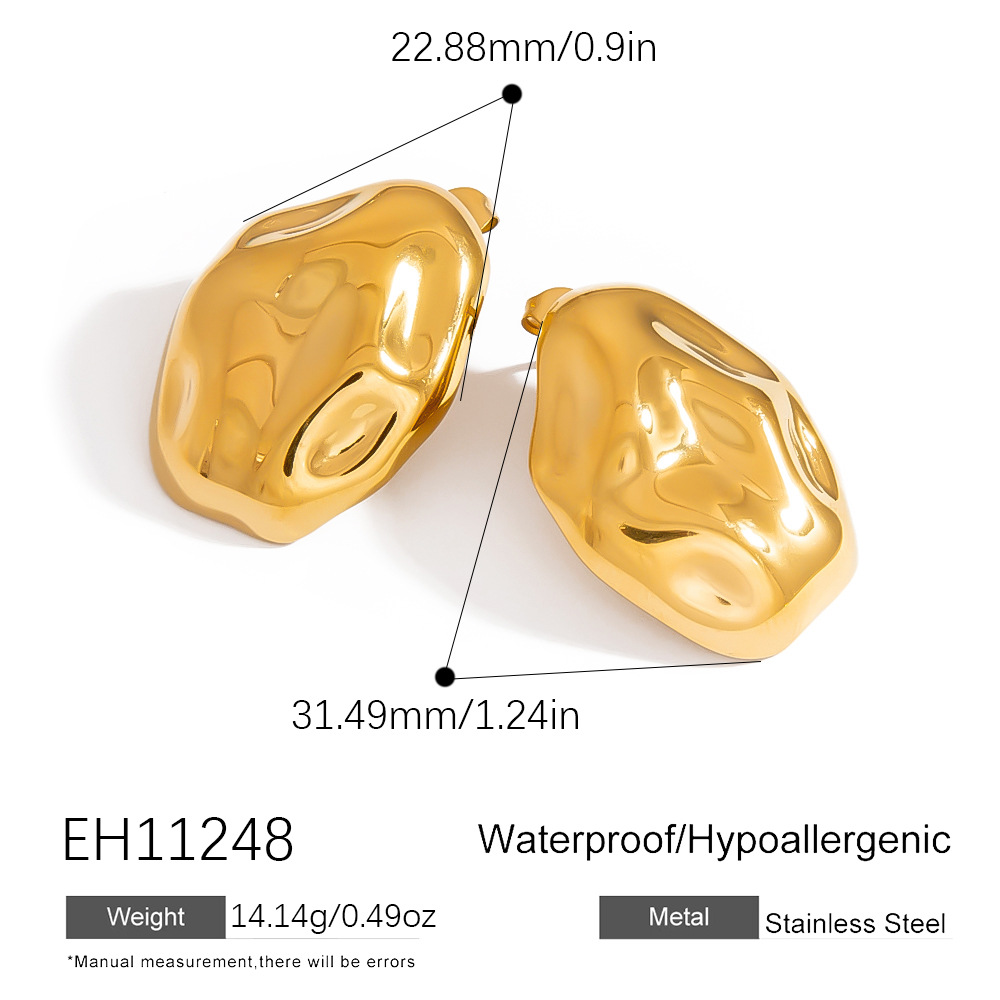 Hammer Geometric Earrings