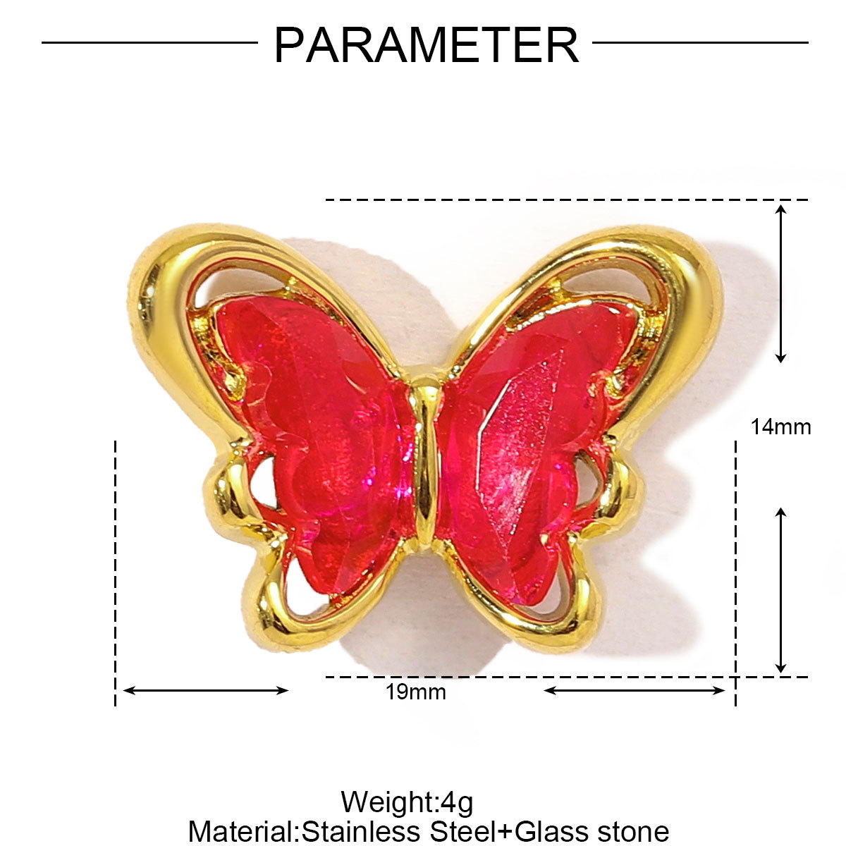 Heart Flower Butterfly Windmill Stainless Steel Charms