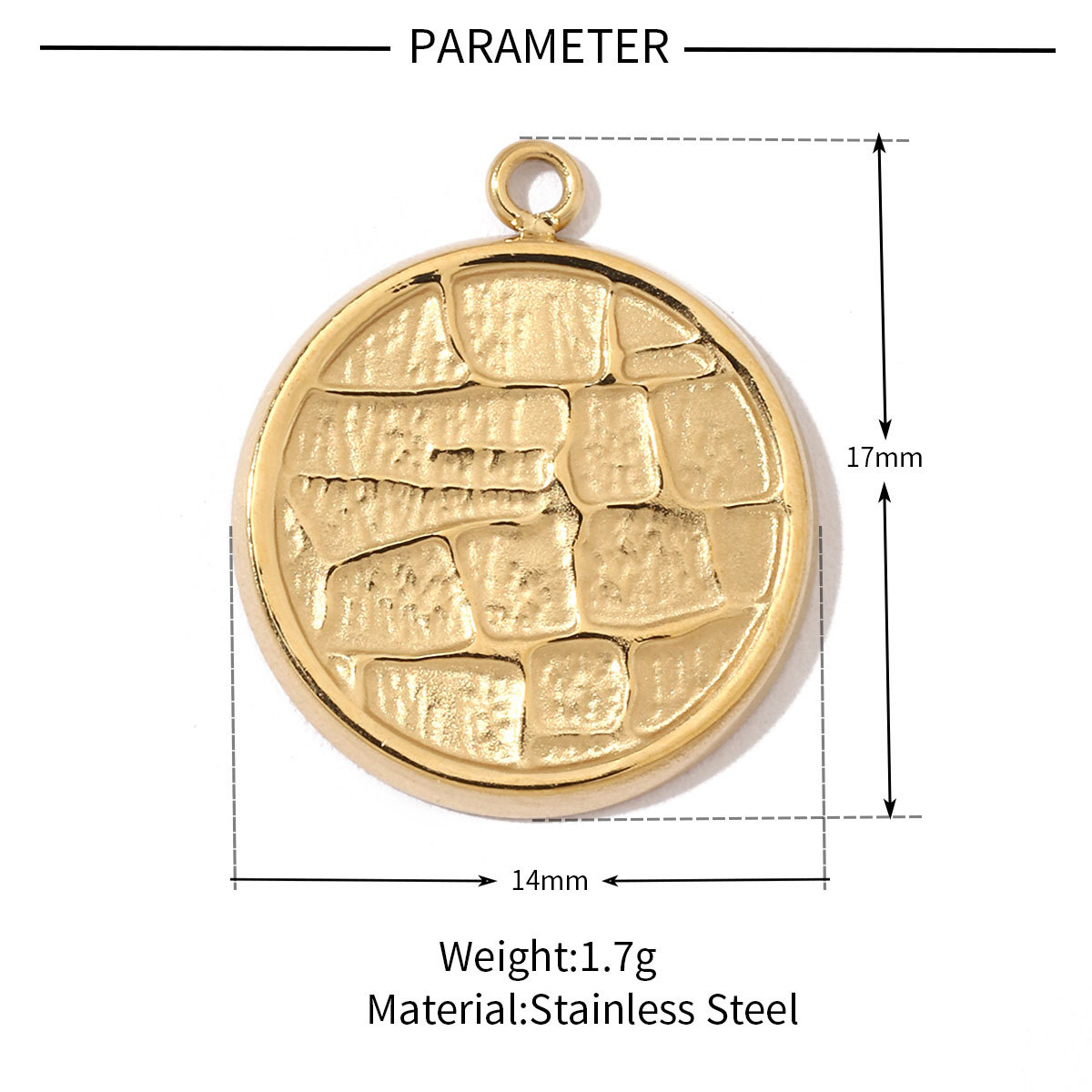 Dog Claw Snake Smiley Stainless Steel Charms