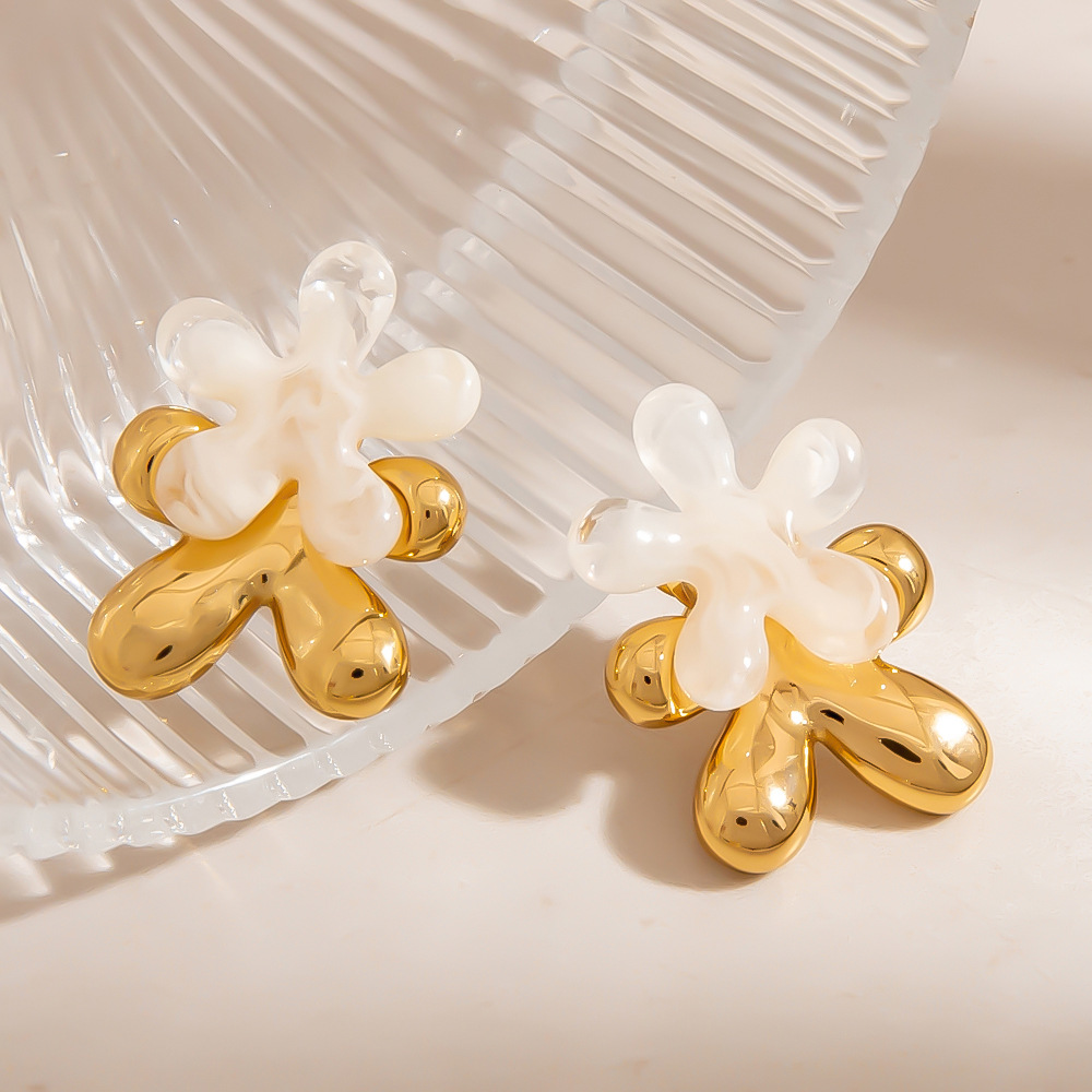 Flower Waterdrop Earrings