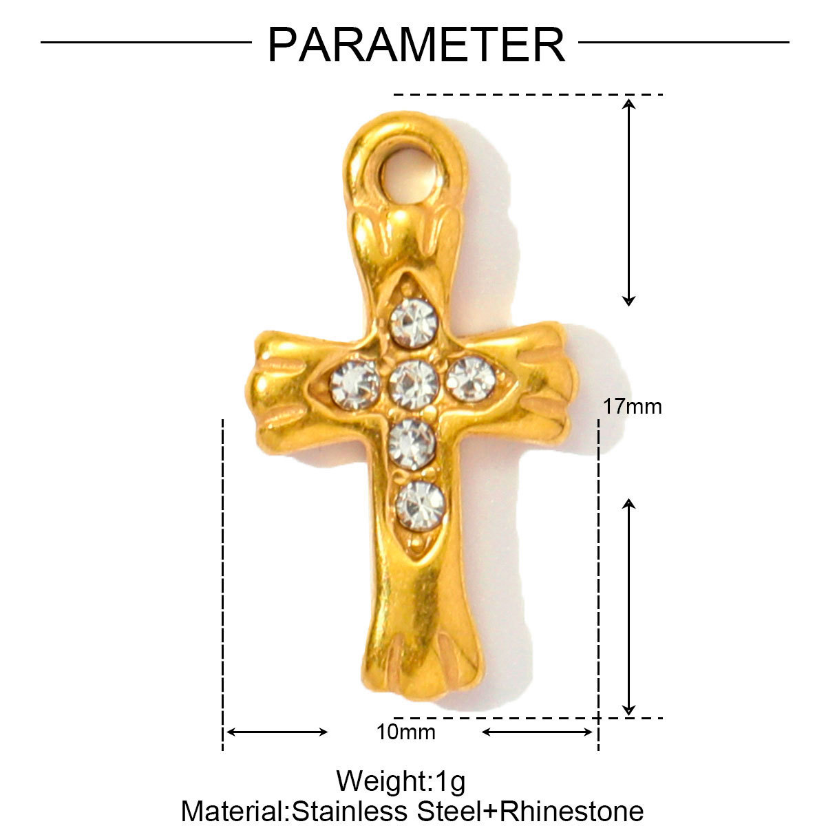 Enamel Love Flower Star Fishtail Stainless Steel Charms