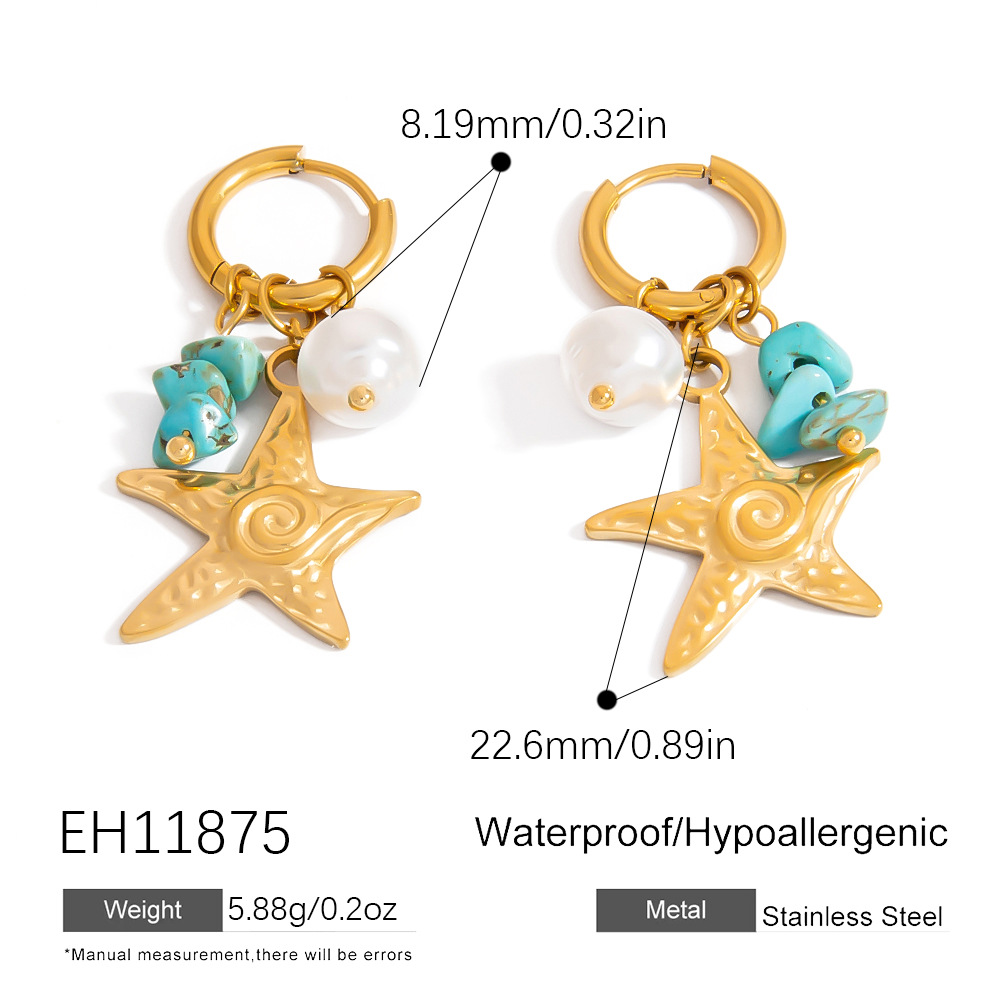 Marine Life Strawberry Earrings