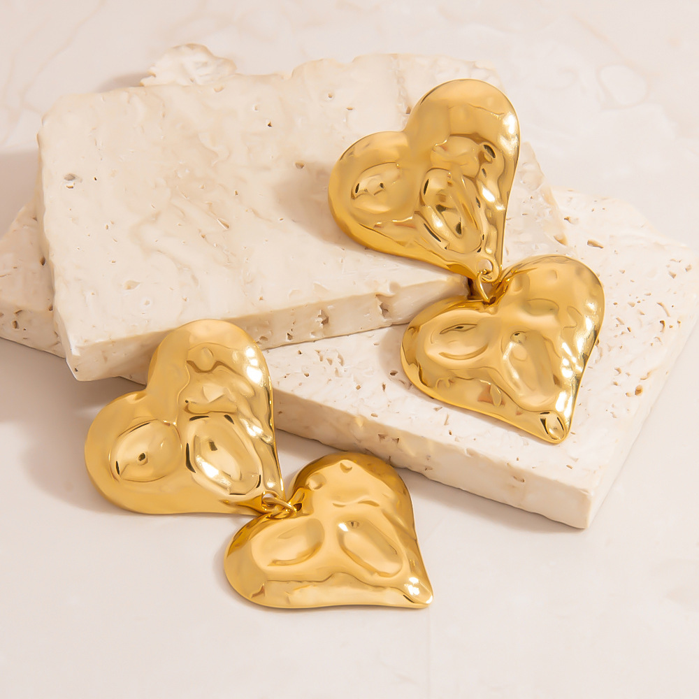 Double Heart Earrings