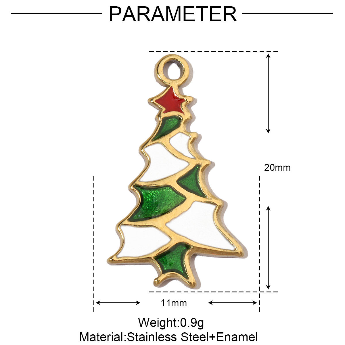 Christmas Series Oil Drop Pendant