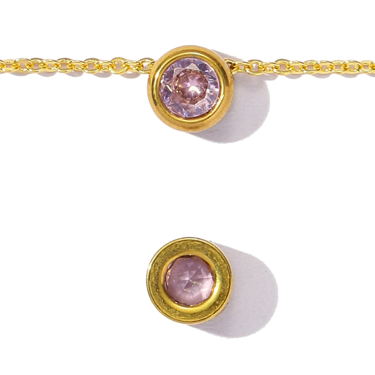 Crystal Stainless Steel Charms