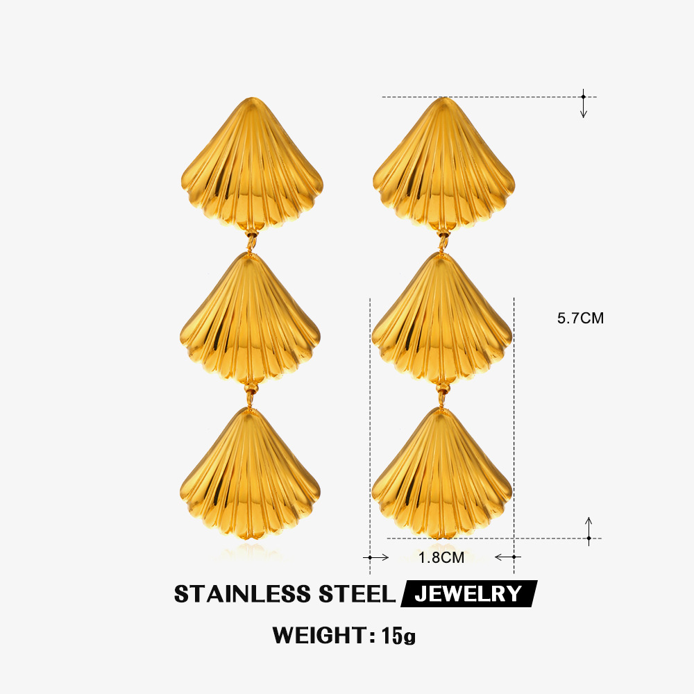 Stainless Steel Starfish Earrings