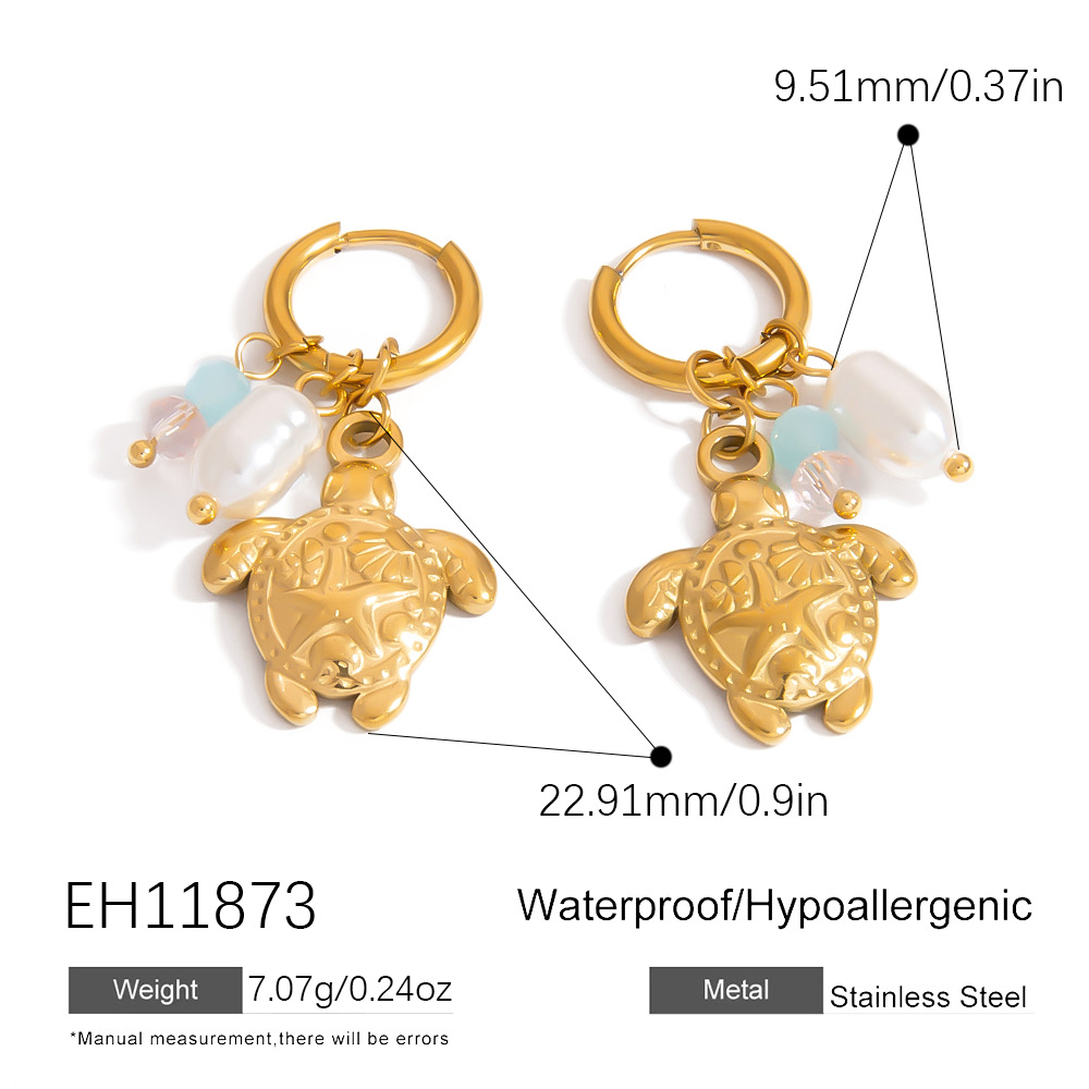 Marine Life Strawberry Earrings
