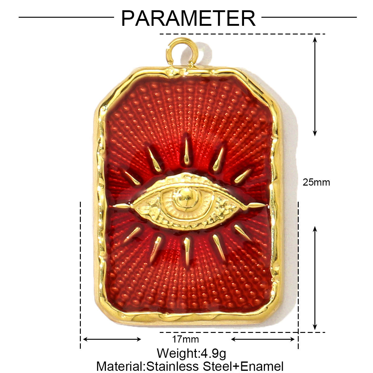 Enamel Heart Fishbone Flower Starfish Swallow Stainless Steel Charms