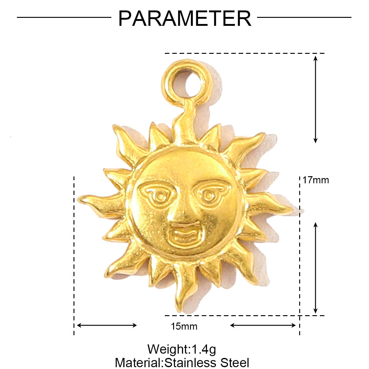 Flower Crown Life Tree Hands Feet Stainless Steel Charms