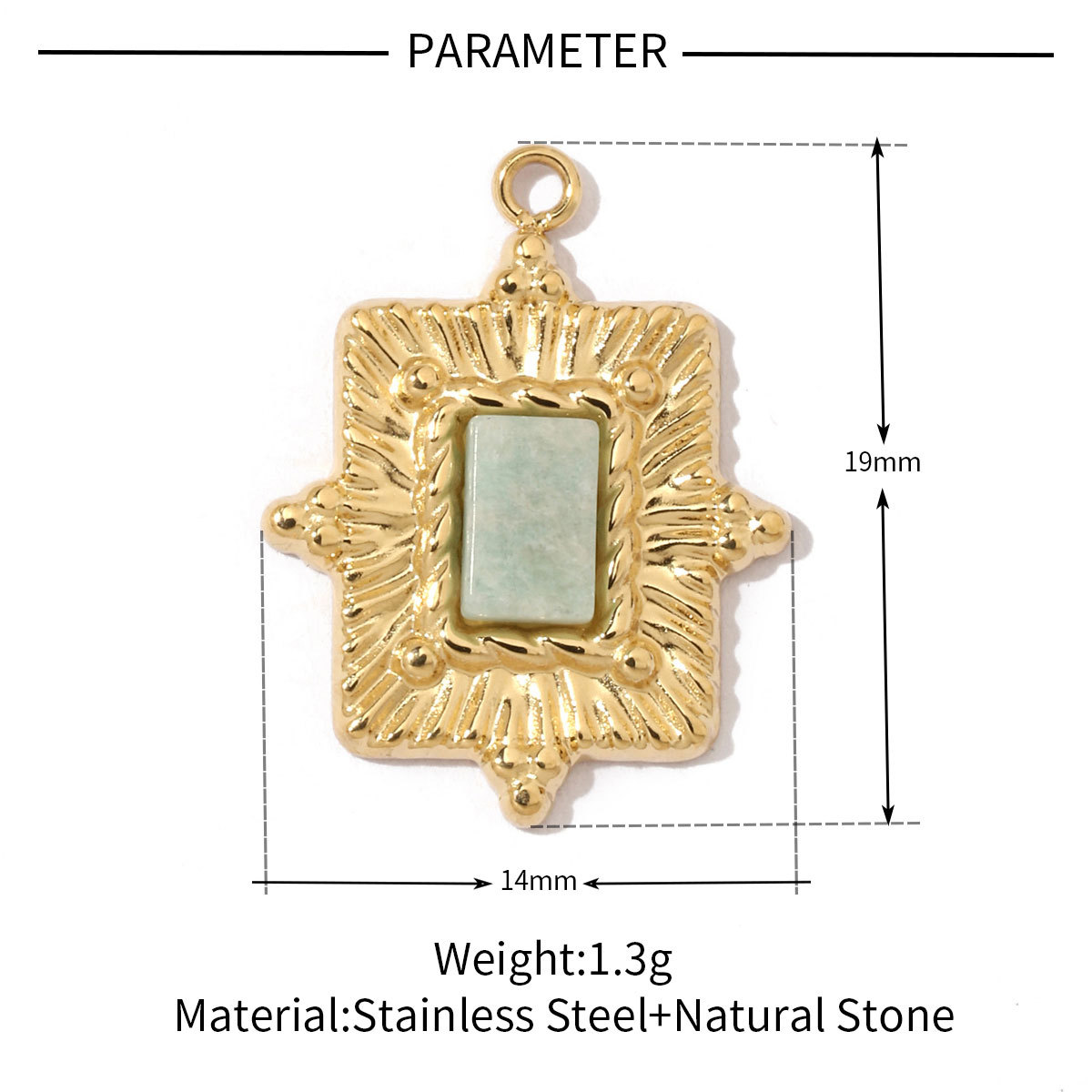 Dog Claw Snake Smiley Stainless Steel Charms