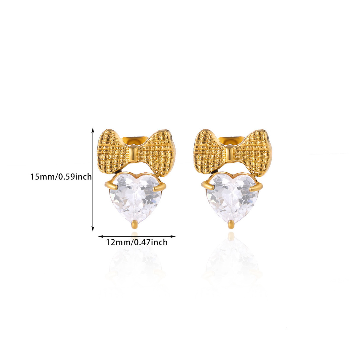 Butterfly Pearl Geometric Earrings