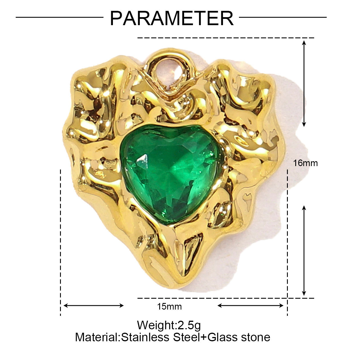 Heart Flower Butterfly Windmill Stainless Steel Charms