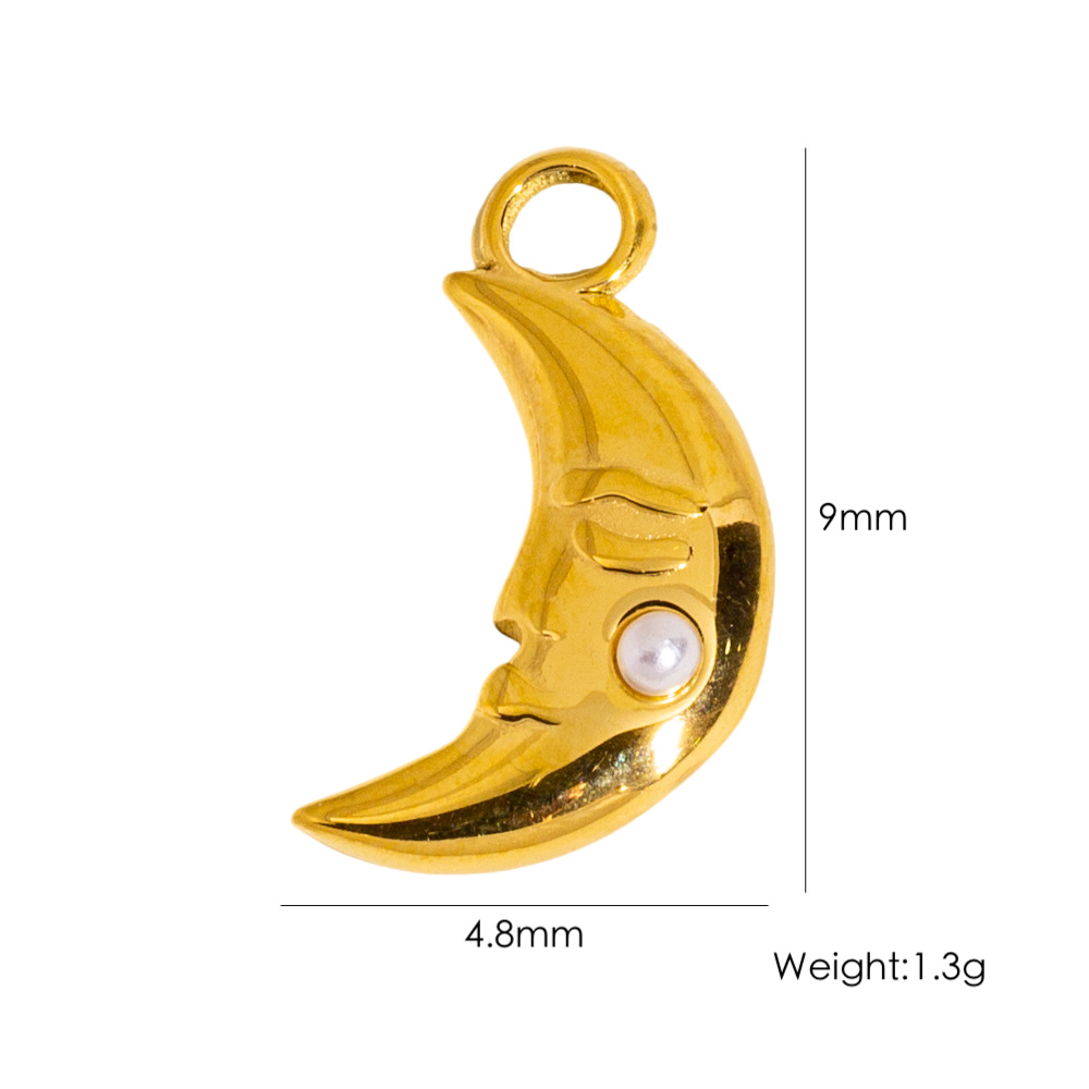 DIY Christmas Tree Flower Moon Malachite Charms