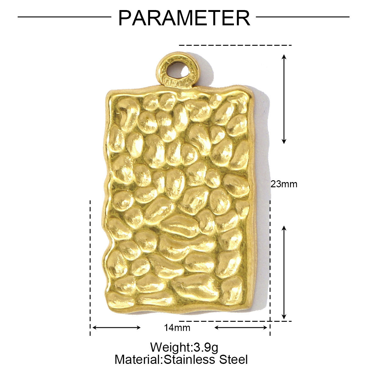 Eyes Eagle Dog Claw Stainless Steel Charms