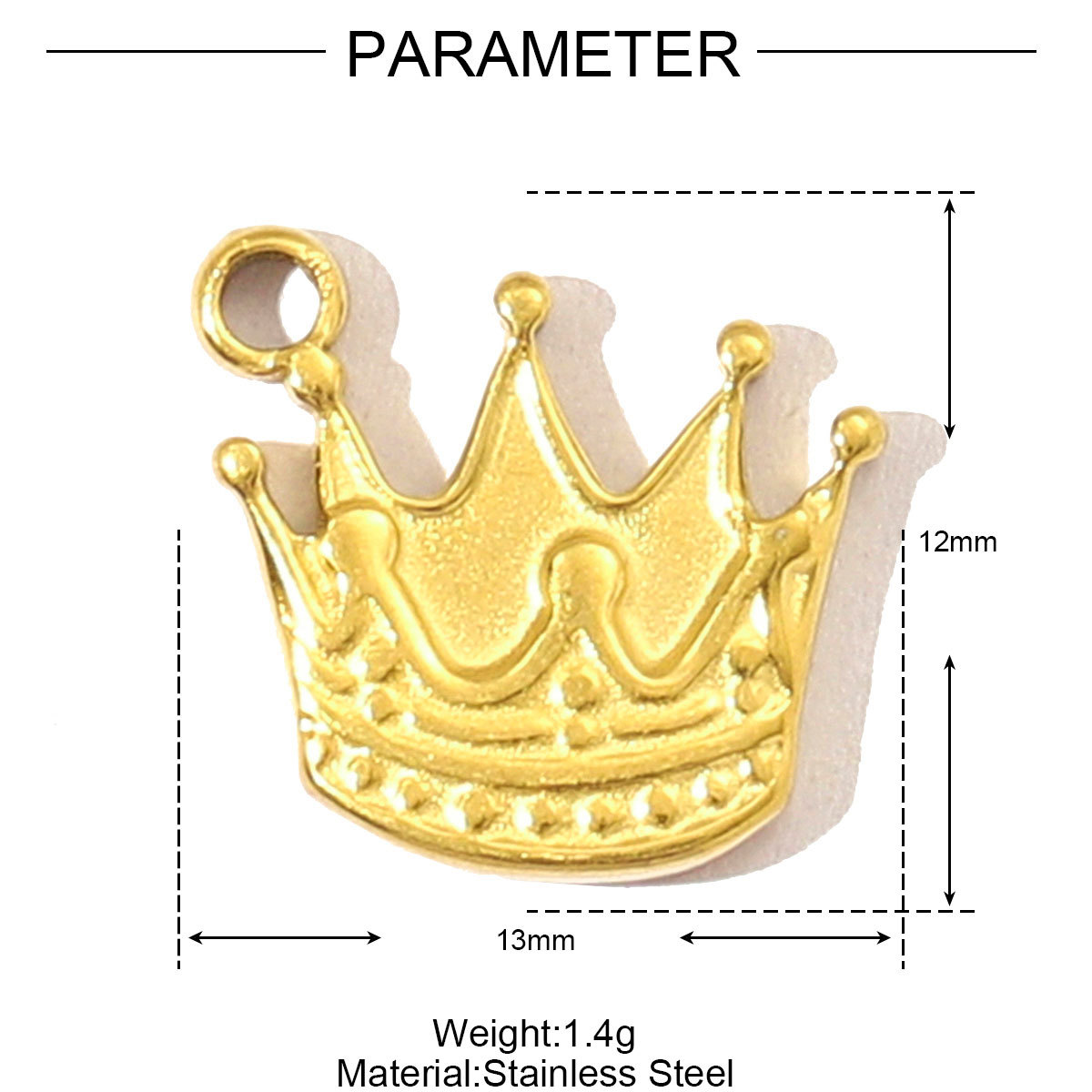 Flower Crown Life Tree Hands Feet Stainless Steel Charms
