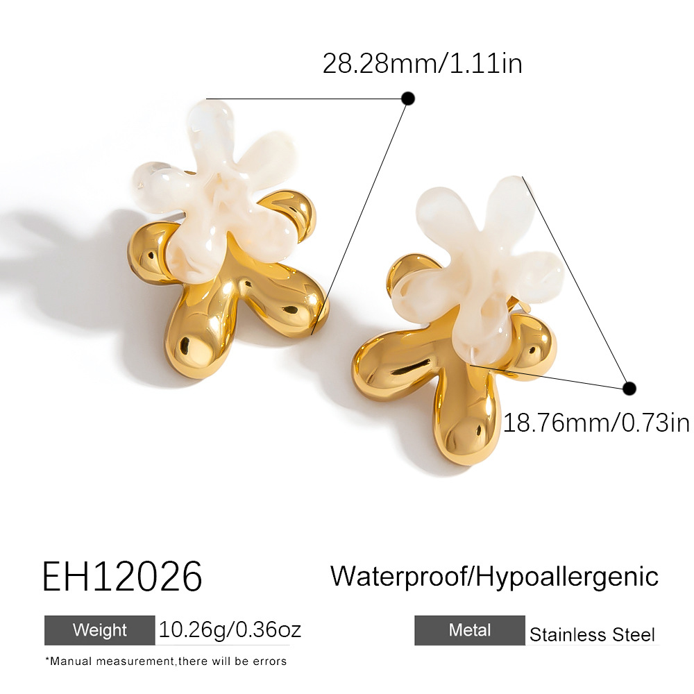 Flower Waterdrop Earrings