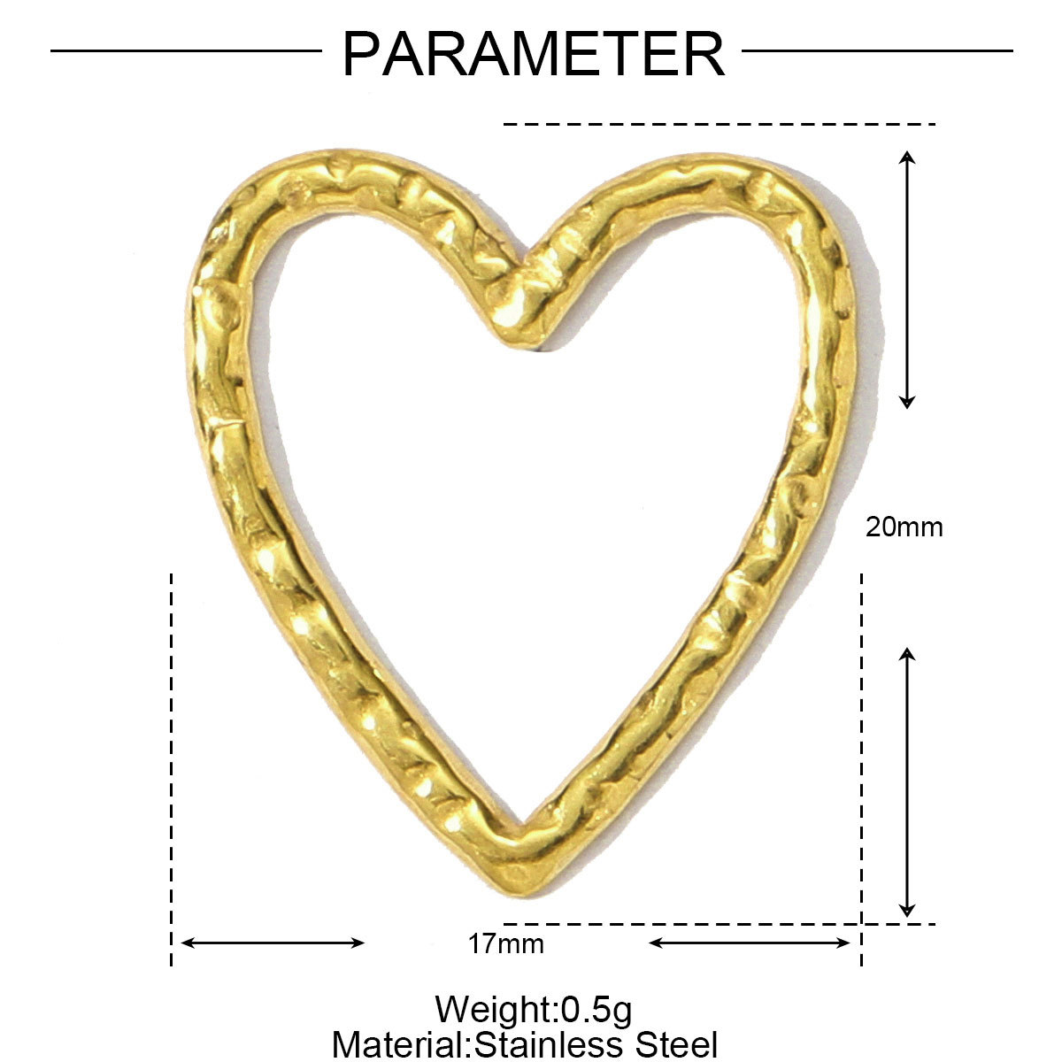 Eyes Eagle Dog Claw Stainless Steel Charms