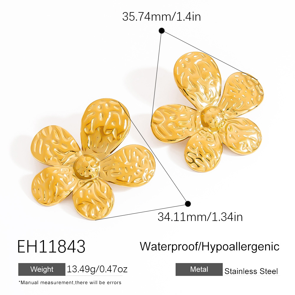 Flower Star Irregular Earrings