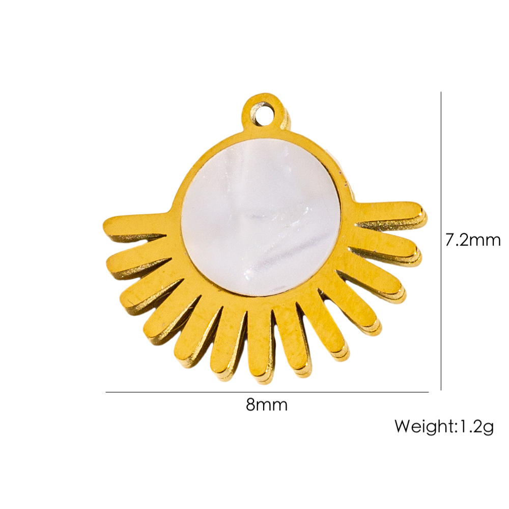 DIY Christmas Tree Flower Moon Malachite Charms