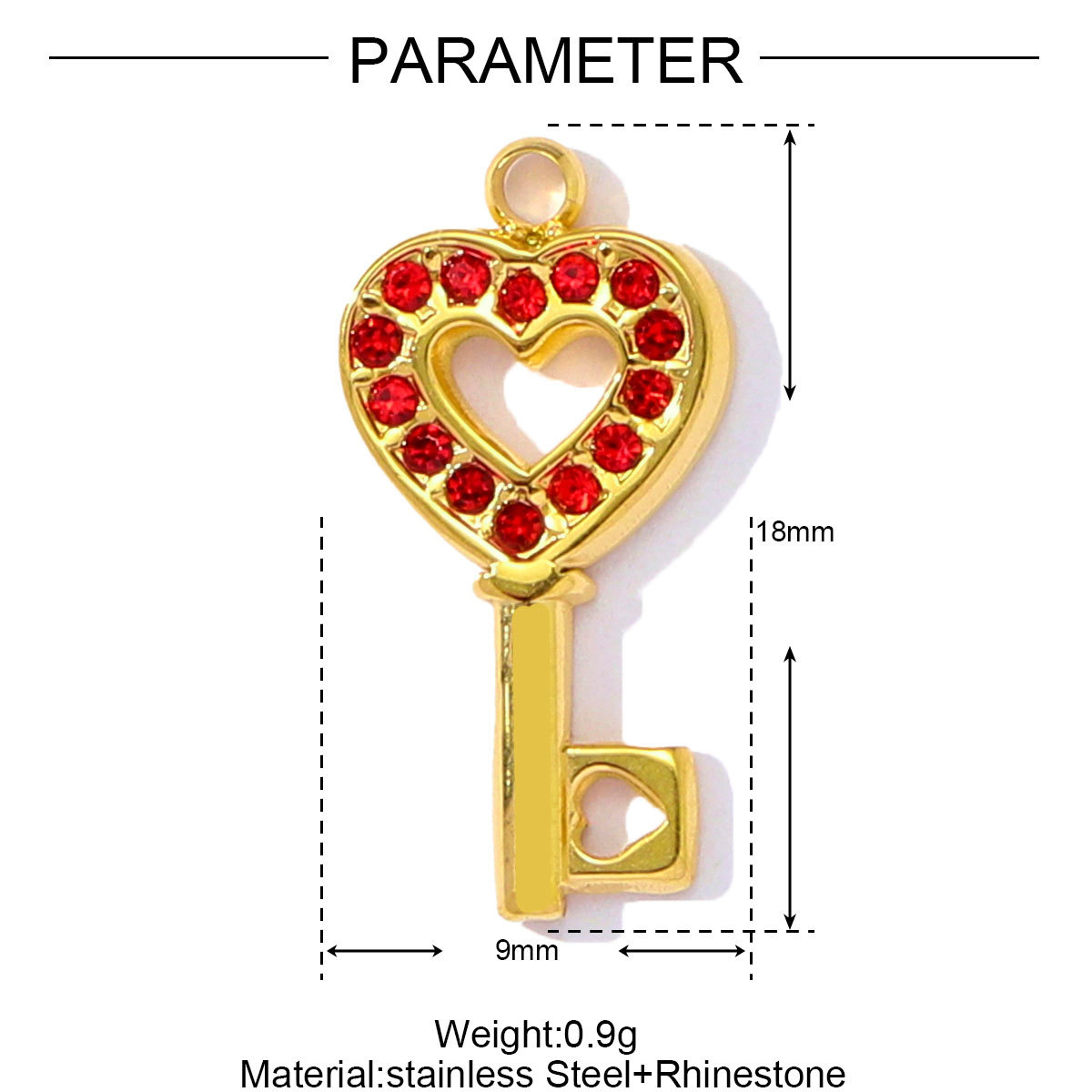 Love Key Camera Cherry Sun Money Stainless Steel Charms