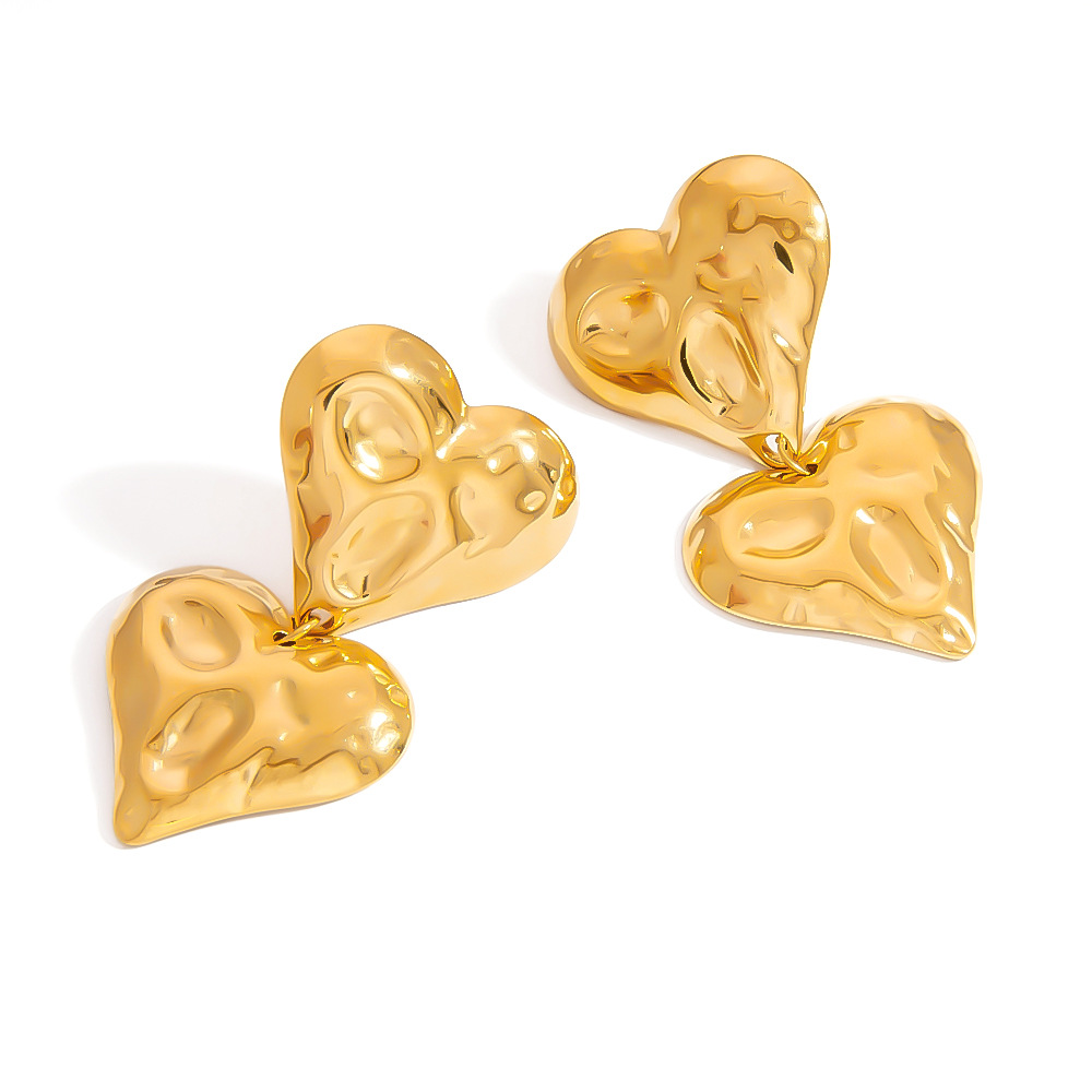 Double Heart Earrings