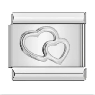 Love Heart DIY Enamel Italian Charms Bracelet