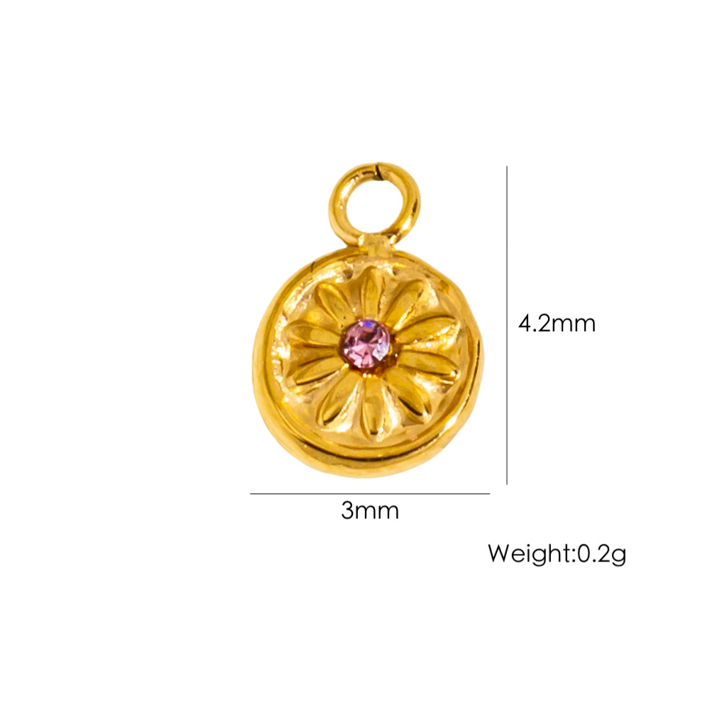 DIY Christmas Tree Flower Moon Malachite Charms