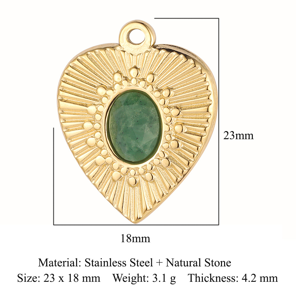 Heart Key Infinity Symbol Stainless Steel Charms