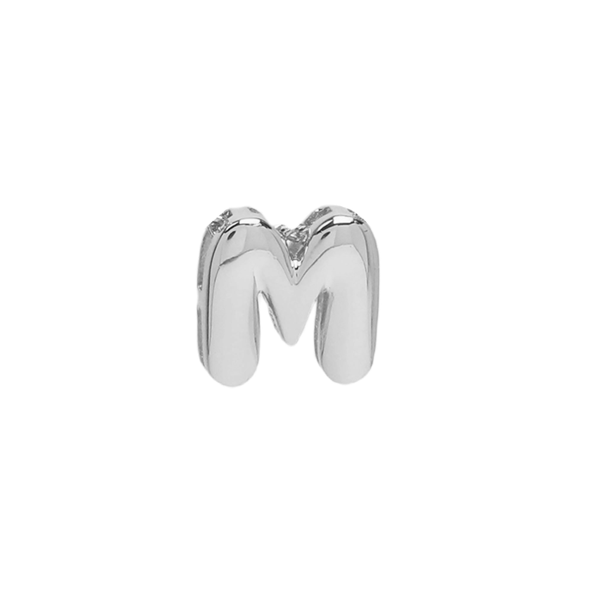 Mini DIY Initial  Bubble Letter Pendant Charm