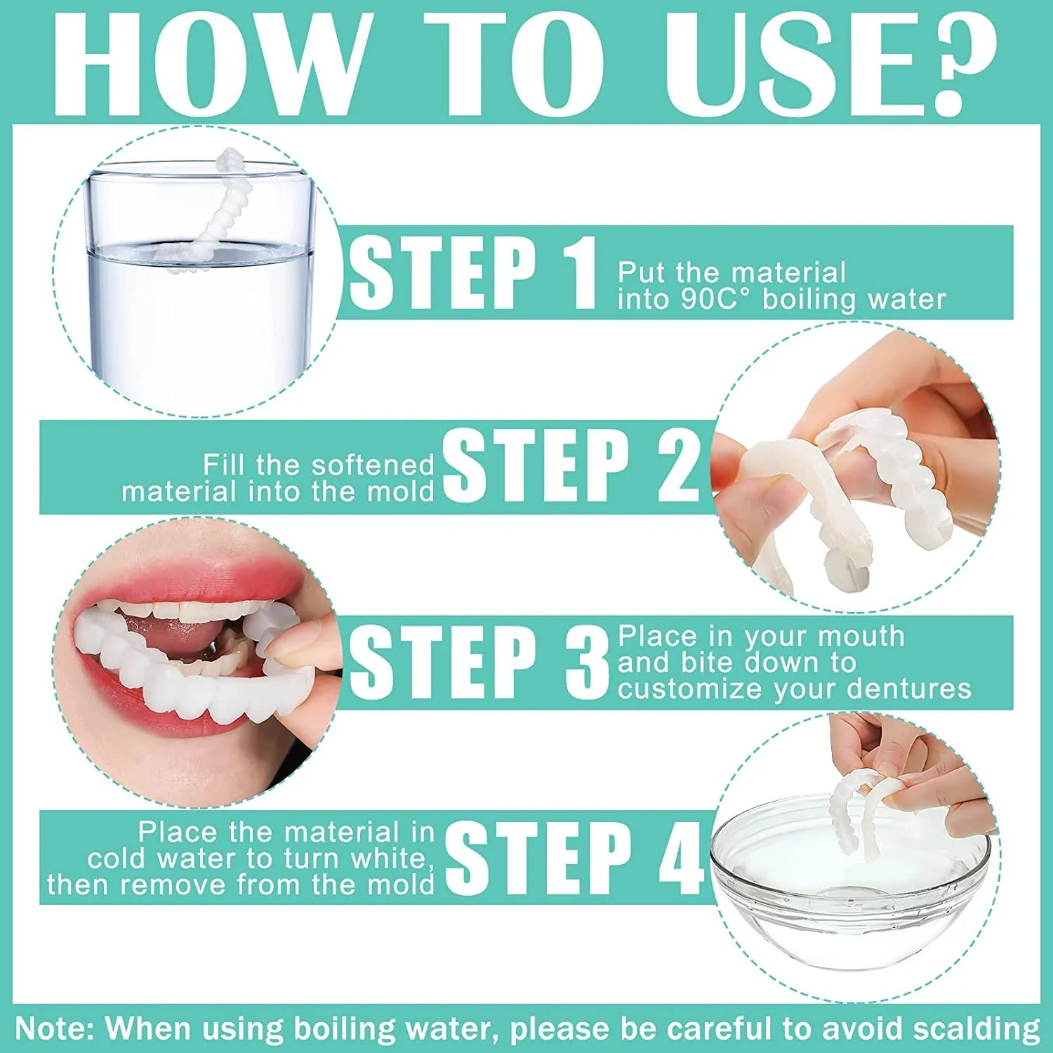 Adjustable SnapOn Dentures
