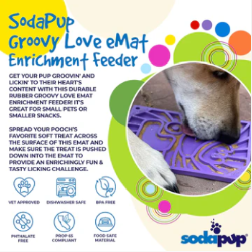 Groovy Love Design eMat Enrichment Lick Mat - small