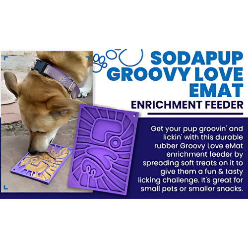 Groovy Love Design eMat Enrichment Lick Mat - small