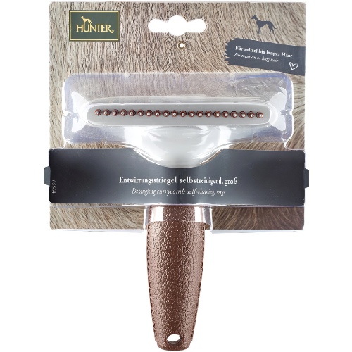 HUNTER® Detangling Spa Curry Comb - Self-cleaning