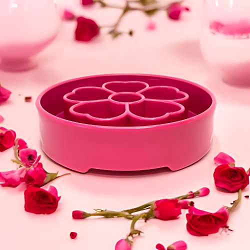 SodaPup Flower Design eBowl Enrichment Slow Feeder Bowl 