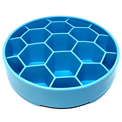 SodaPup Honeycomb eBowl slow feeder - Large | Yellow