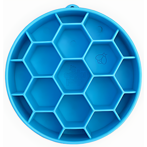 SodaPup Honeycomb eBowl slow feeder - Large | Yellow
