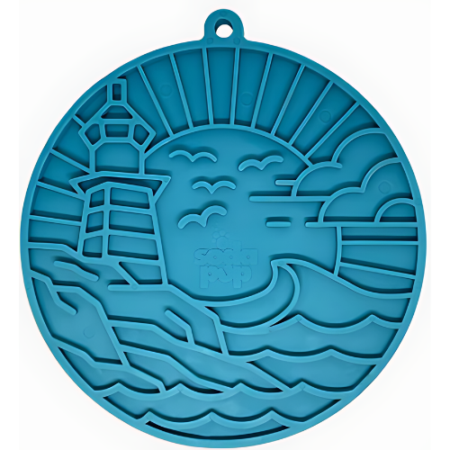 SodaPup Lighthouse eMat Enrichment Lick Mat With Suction Cups