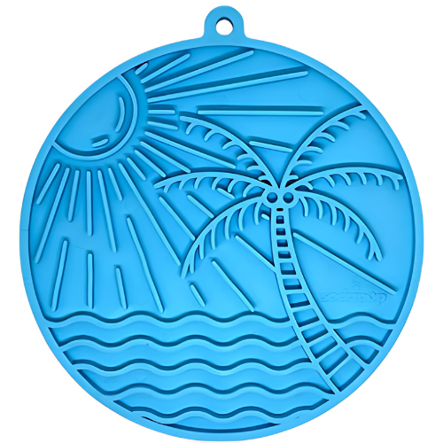 SodaPup Sun n Sea eMat Enrichment Lick Mat With Suction Cups