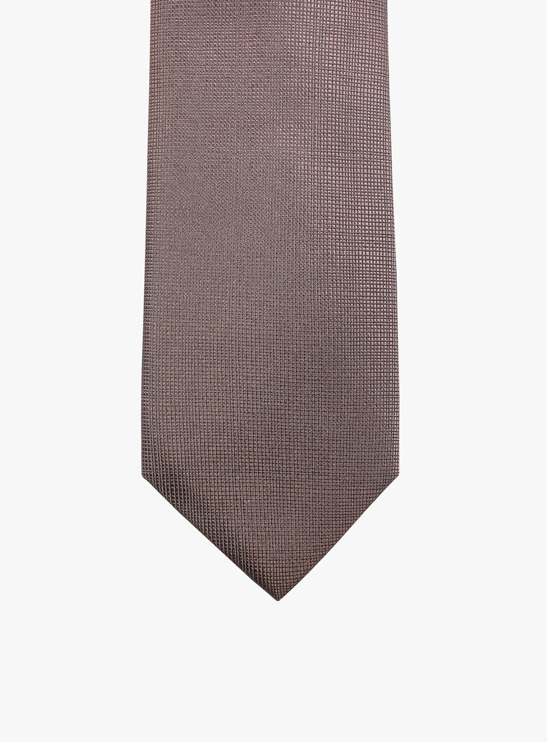 Textured Brown Tie