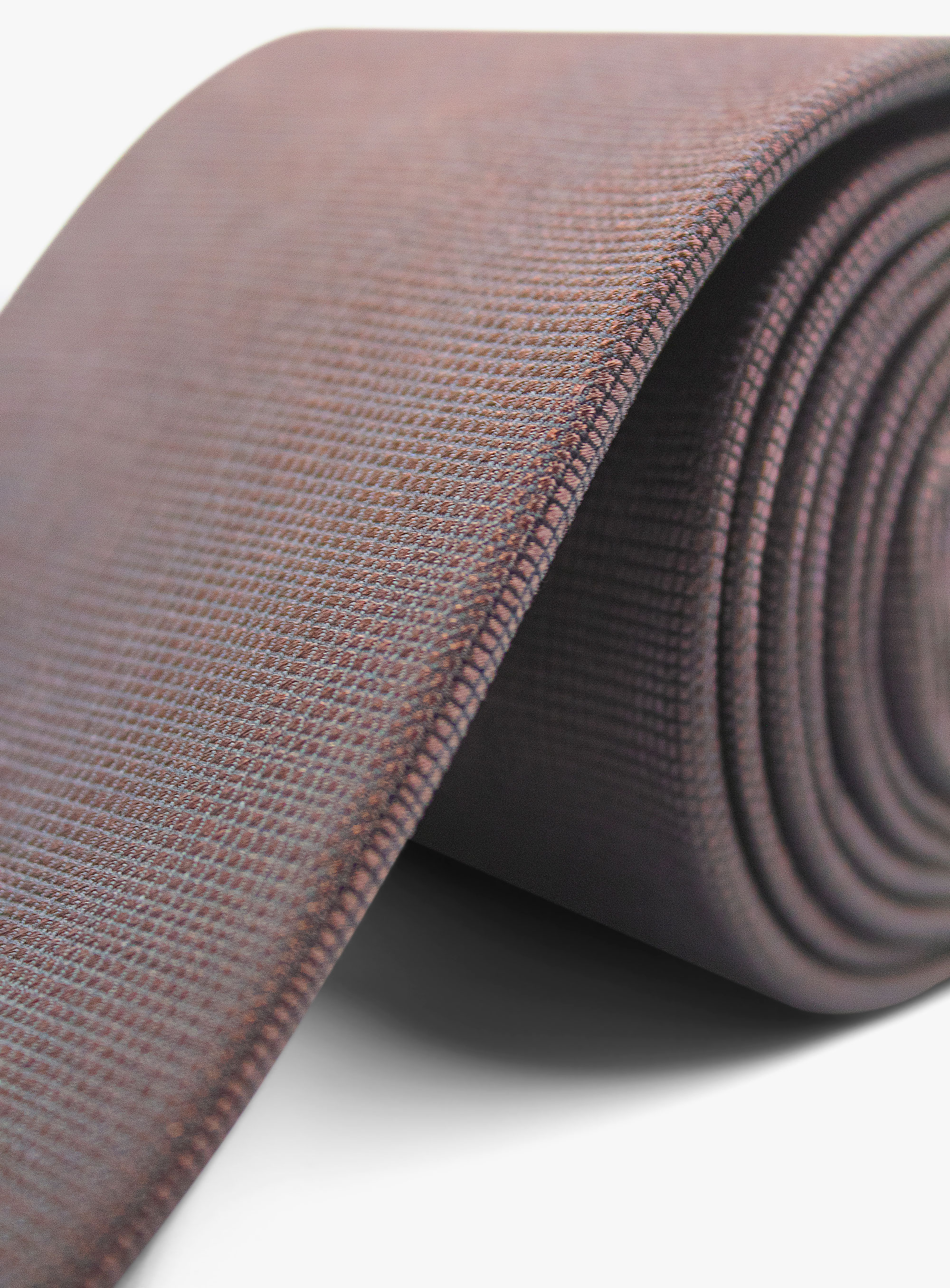 Textured Brown Tie