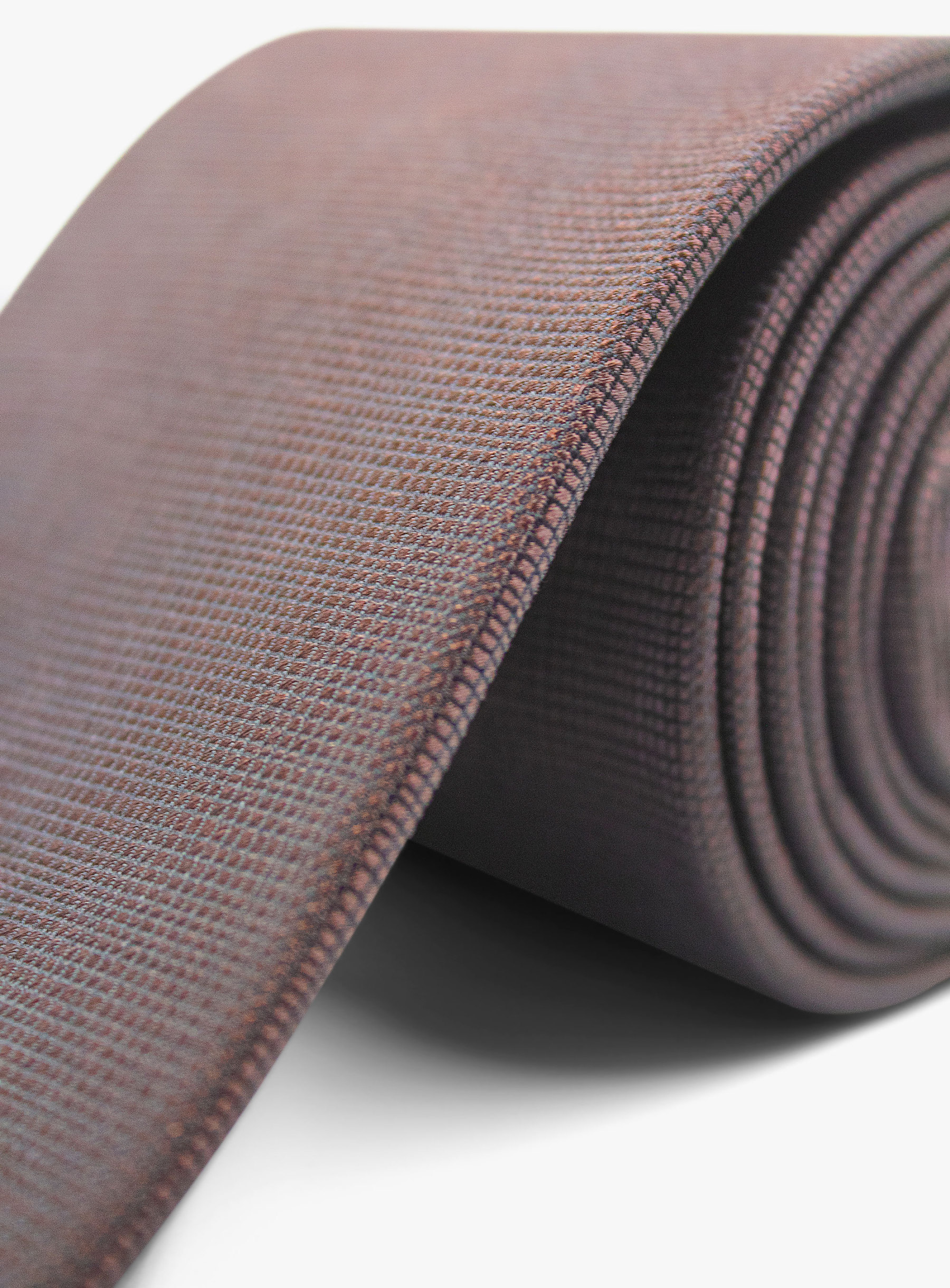 Textured Brown Tie