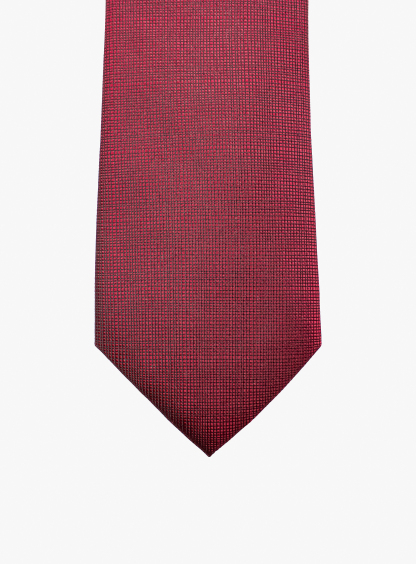 Textured Burgundy Tie