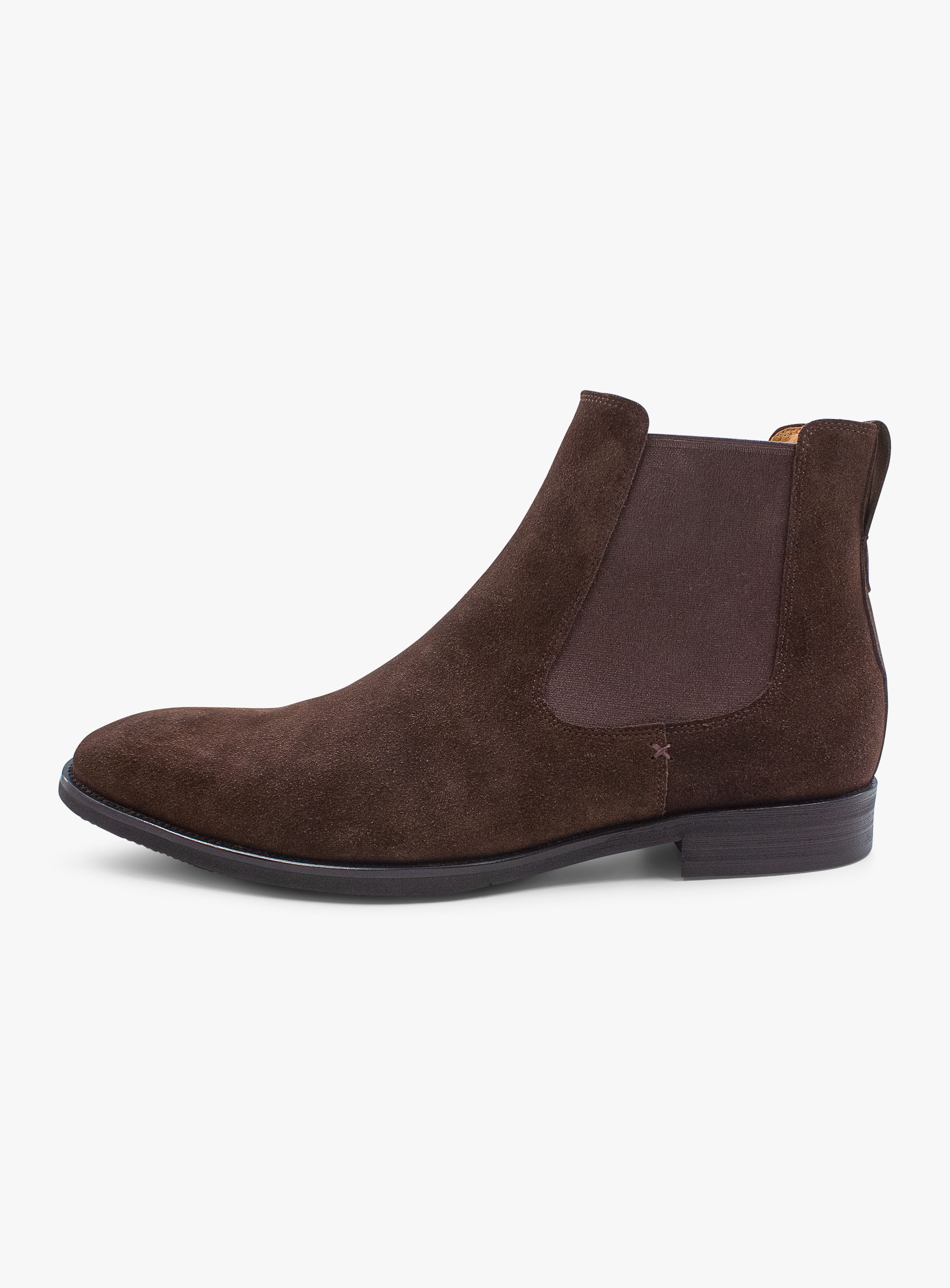 Vittorio Chocolate Suede Chelsea Boot