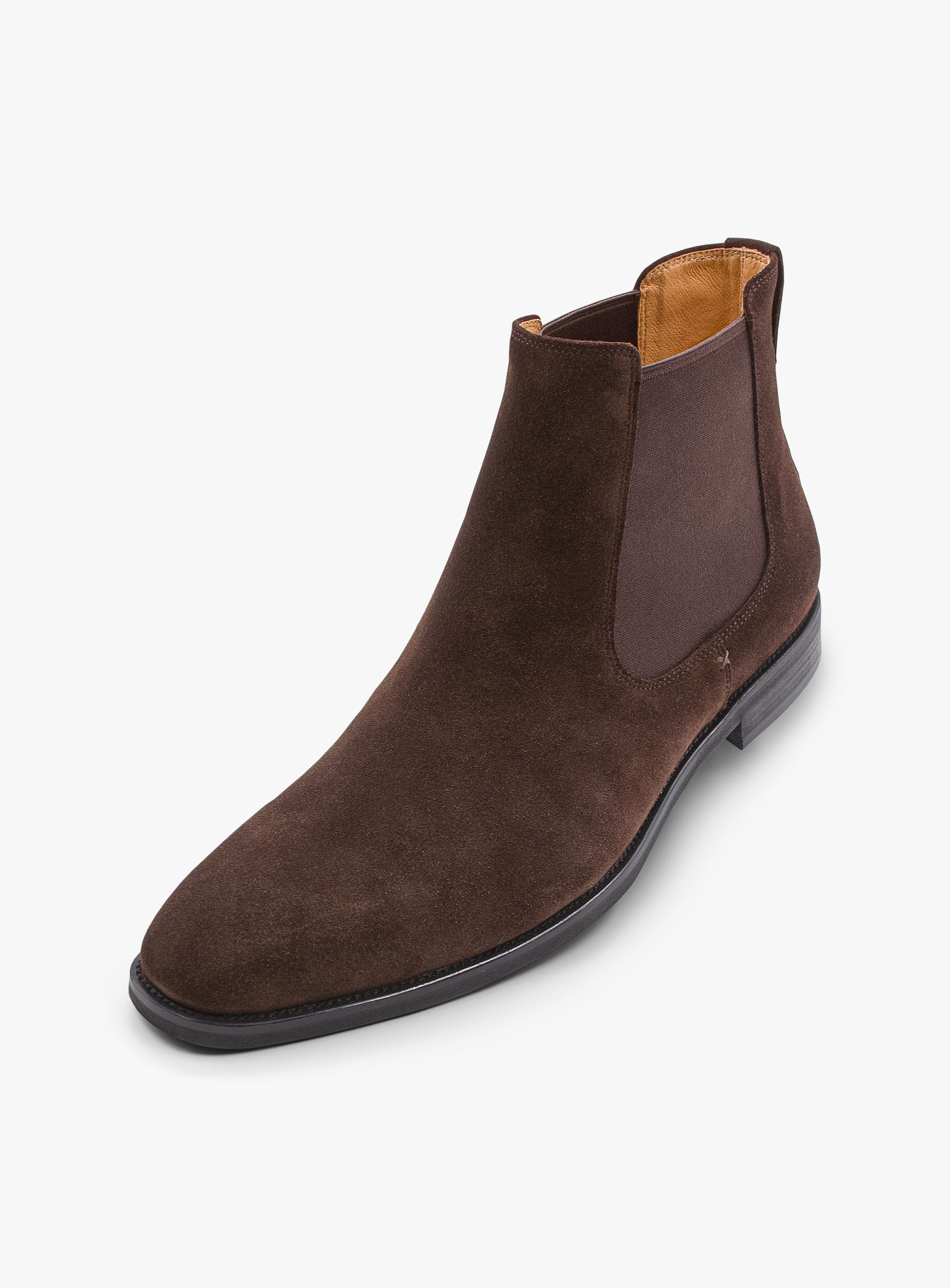 Vittorio Chocolate Suede Chelsea Boot