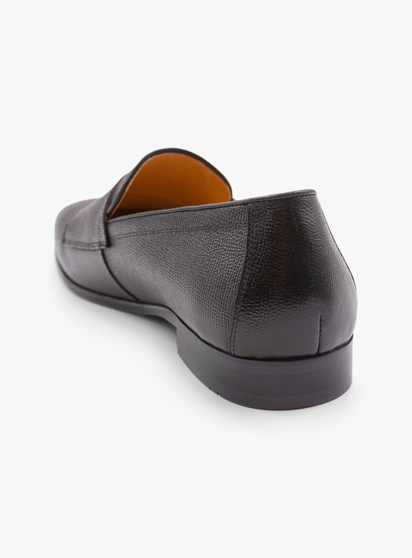 Fabio Black Pebbled Leather Double Monk Loafer