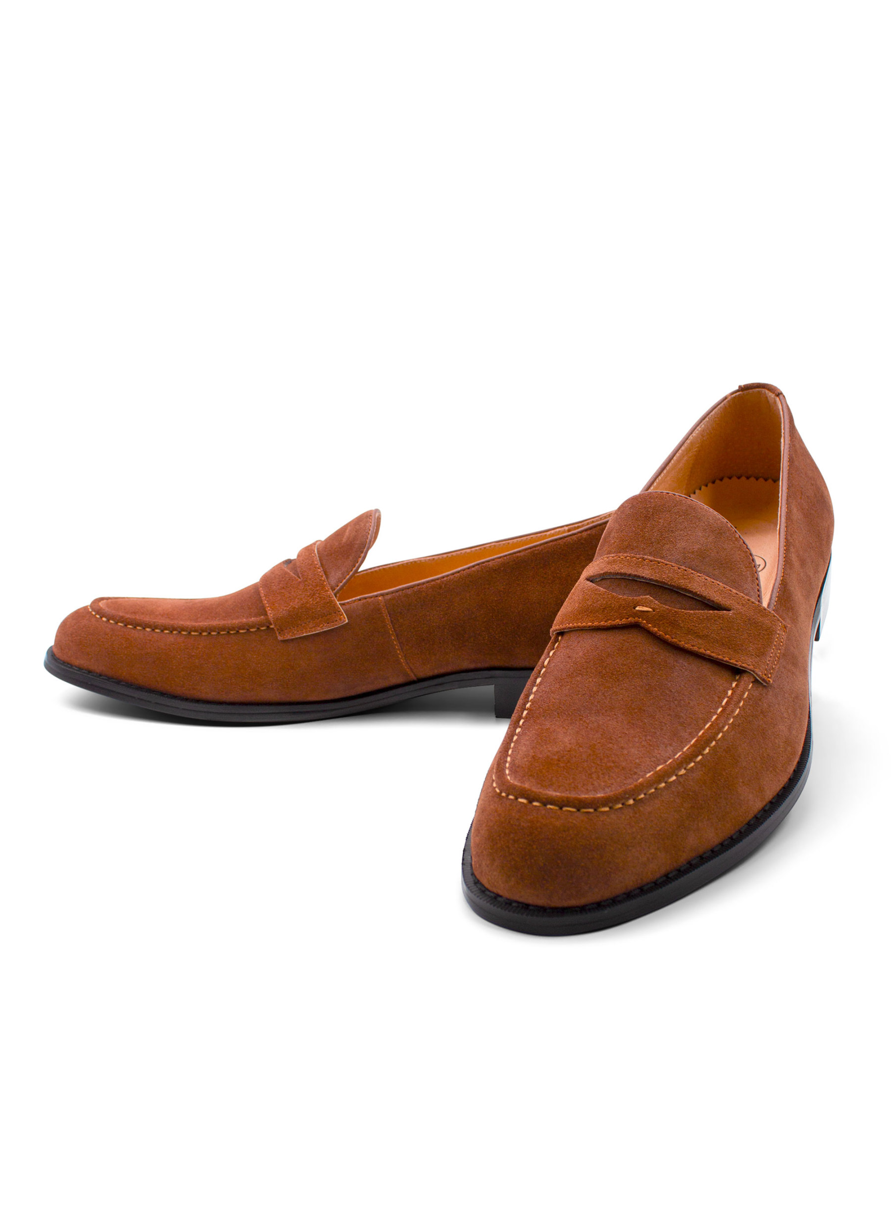 Santo Cognac Suede Loafer